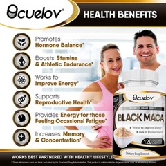 Black Maca Capsules Support Increased Energy* Mental Health