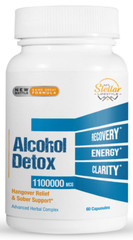 Desintoxicación de alcohol, alivio de la resaca y sobriedad-60 Capsulas