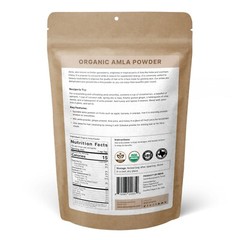 Organic Amla Powder (8 OZ) Amla Powder for Hair Growth (Indian Gooseberry)