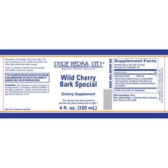 Pure Herbs: Wild Cherry Bark “Special” – 4 oz.