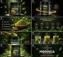 100% Pure Moringa Oleifera Leaf Powder 200g | Natural Superfood | No Additives