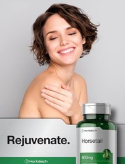 Horbaach Horsetail Herb For Urinary Track Support + Hair Skin & Nail Care 800mg