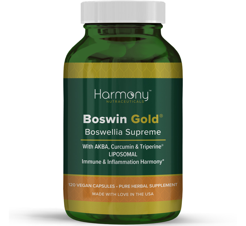 Boswin Gold Liposomal with AKBA, Curcumin, Immune & Inflammation Herbal 120 caps