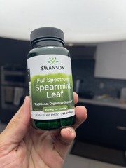 Swanson Spearmint Leaf (Mentha Spicata) Full Spectrum Herbal Supplement 60ct NEW