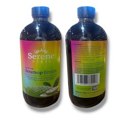 Soursop Detox Bitters 16oz Glass Bottle Free Shipping