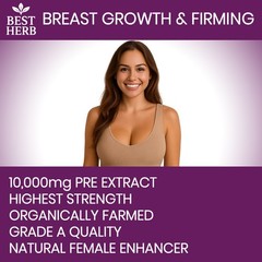 Max Strength Pueraria Mirifica 5000mg Breast Growth Bust Enlargement Firm Body