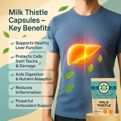 Milk Thistle Capsules 6000mg-90% Silymarin-Help Detox &Digestion-Vegan Capsule