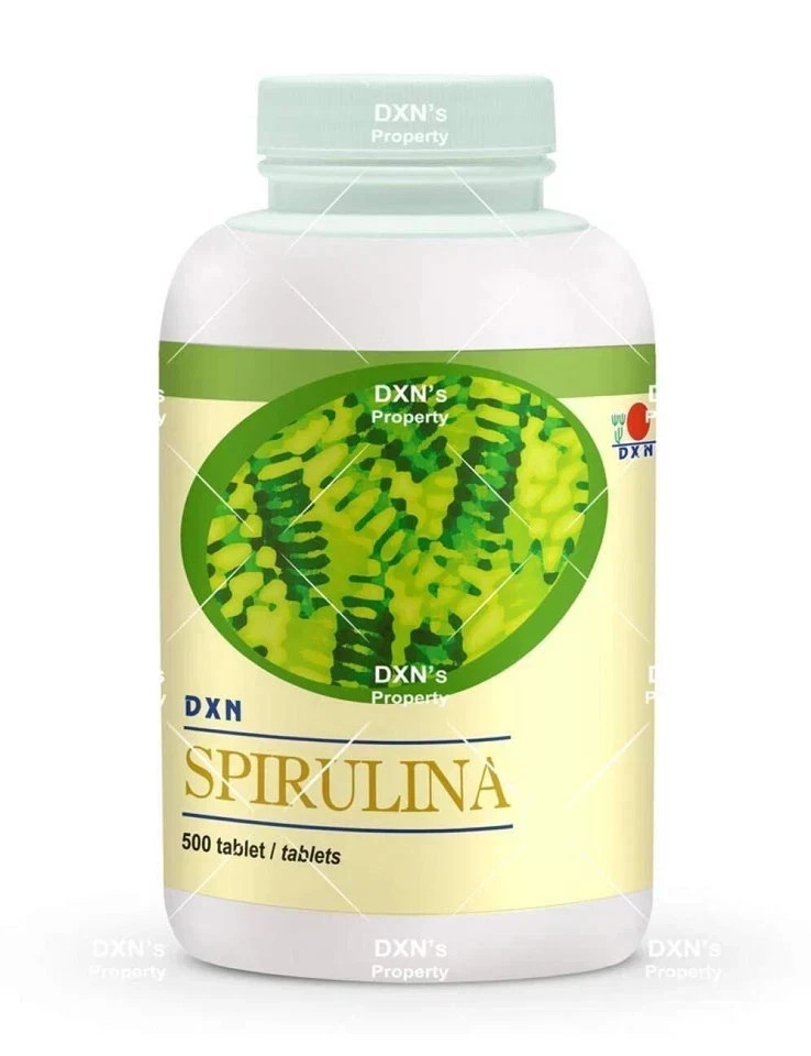 DXN Spirulina 500 Tablets Super Food Chlorophyll Powerful Antioxidant Organic
