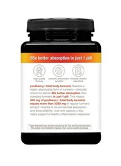 youtheory Turmeric 2250mg Extra Strength 210 Capsules