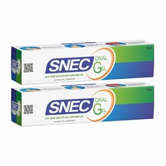 Snec Turmeric Curcumin Gel 10Gm (Pack of 2) | Oral Pain Relief | FREE SHIP