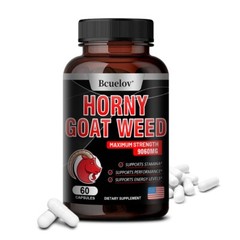 Horny Goat Weed-with Maca,Saw Palmetto,Ginseng,L-Arginine for Men&Women