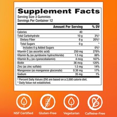 Emergen-C Zero Sugar Immune Support Adult Gummies 36 36 Count (Pack of 1)