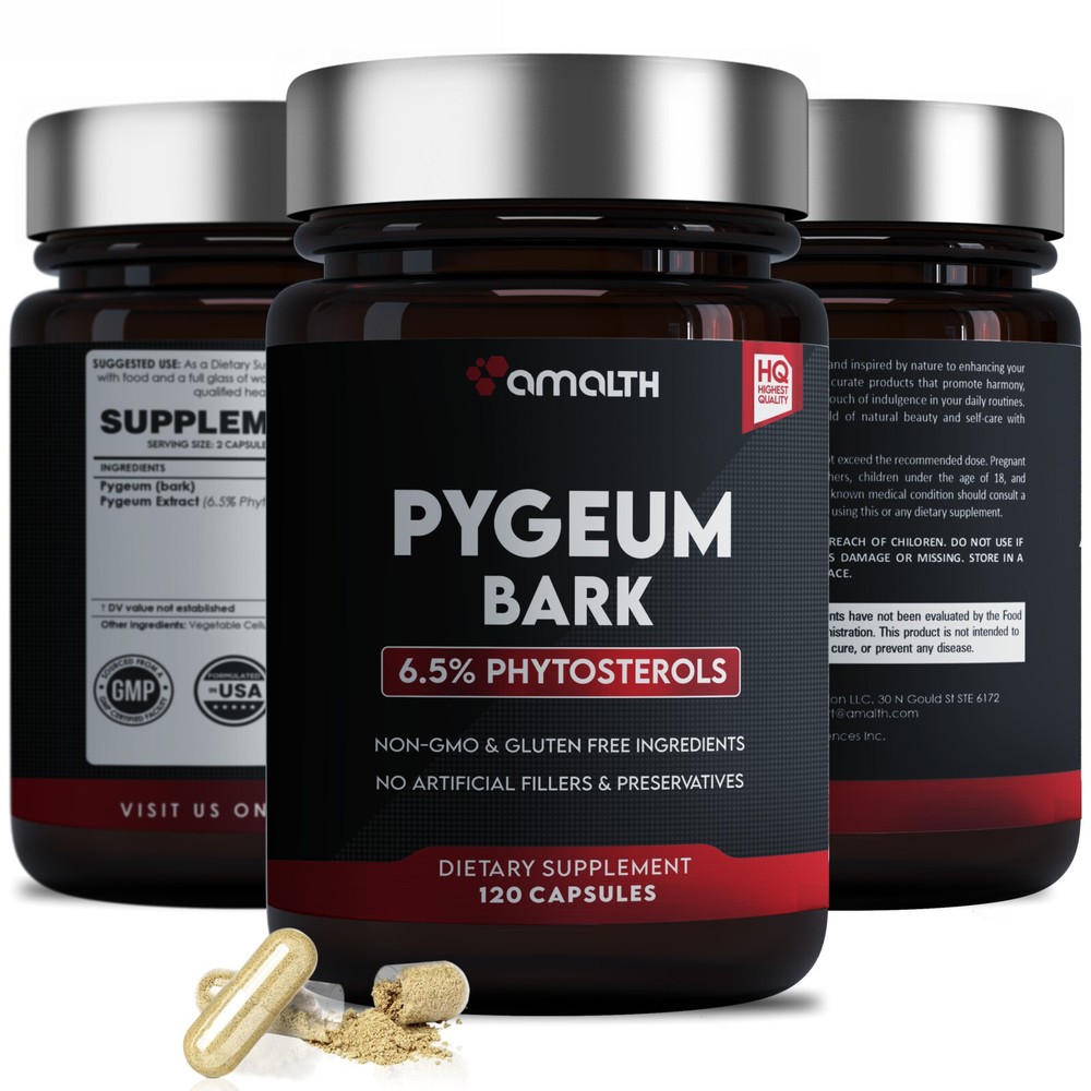 Pygeum Bark Extract 120 Capsules