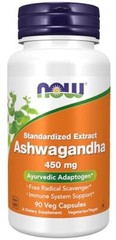 NOW FOODS Ashwagandha 450 mg – 90 Veg Capsules