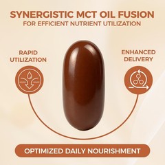 LIRAE Ceylon Cinnamon SoftGels with MCT Oil, Highly 300 Count (Pack of 1)