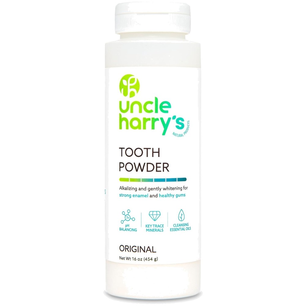 Natural Tooth Powder for Fresh Breath & Whitening