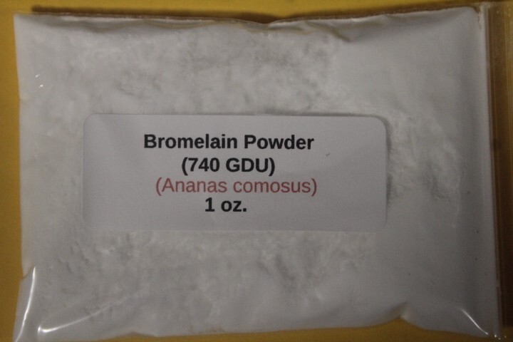 1 oz. Bromelain Powder 740 GDU (Ananas comosus)