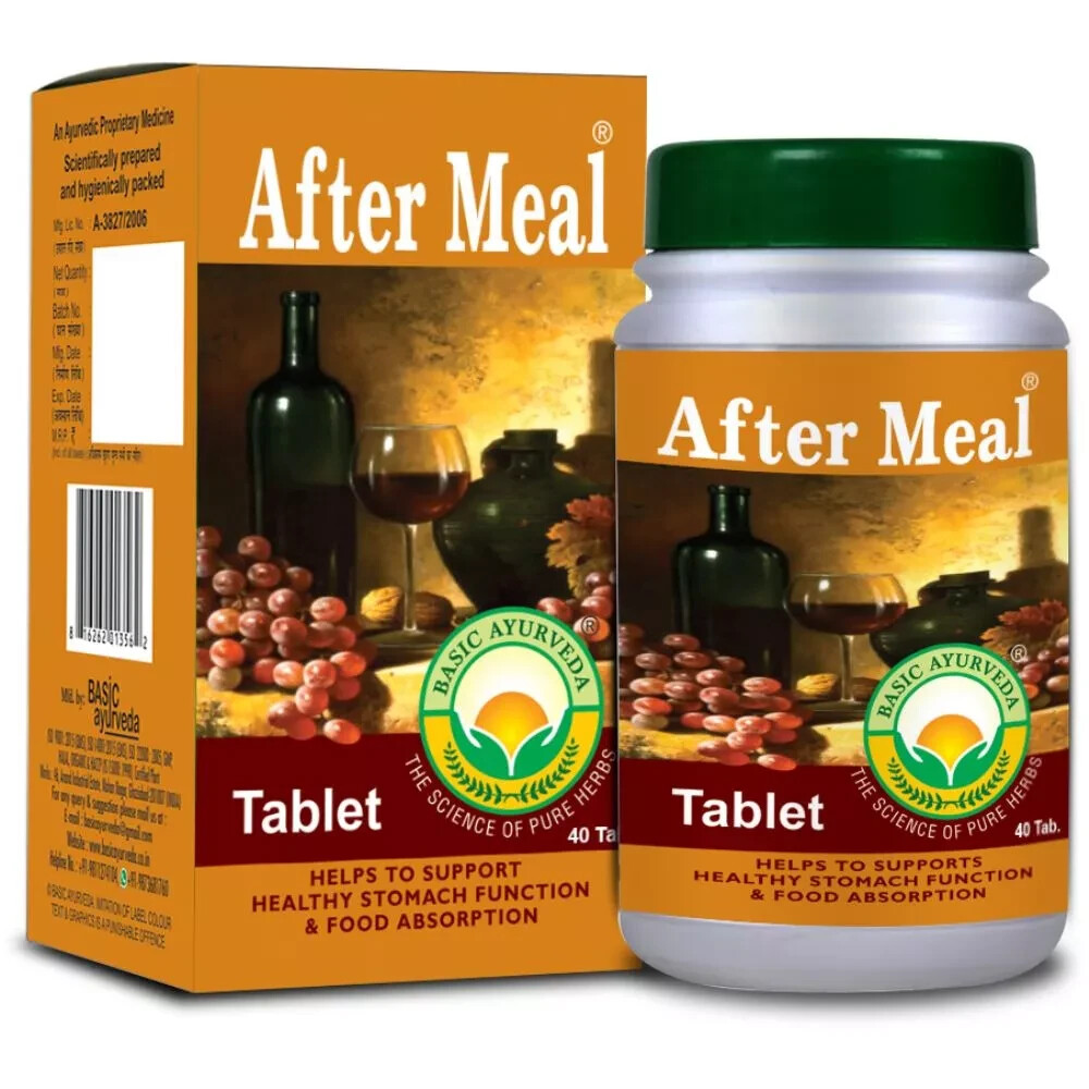 Basic Ayurveda After Meal Tablet (40tab) Free Shipping World Wide