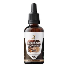 Mushroom Complex Extract Organic Non GMO Tincture Herbal Liquid Drops 2 Fl Oz