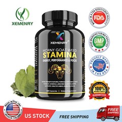 Horny Goat Weed 1000mg – Icariin, Maca, Tribulus, Testosterone Booster, Energy
