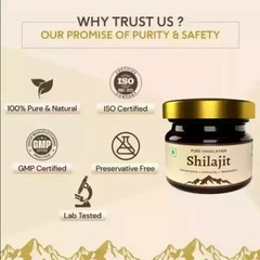 100% Organic Himalayan Shilajit, Pure Soft Resin, Extremely Potent, Fulvic Acid,