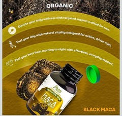Organic Black Maca Powder | Gelatinized Peruvian Root | Pure, Vegan, Non‑GMO |
