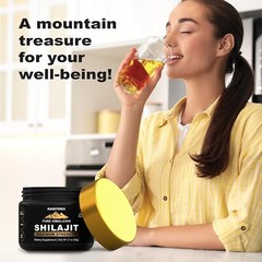 Pure Himalayan Organic Shilajit Resin 500mg – (50g) Exp:01/2026