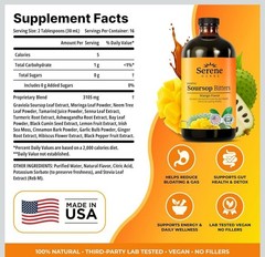 Serene Herbs Soursop Bitters Liquid with Soursop Leaves Gut Cleanse,Detox 04/28