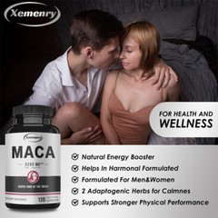 Maca 3200mg – Male Testosterone Booster,Increase Energy,Improve Muscle Strength