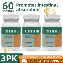 Emma Relief Dietary Supplement Gut Wellness Digestive Comfort 60 Capsules
