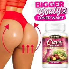 Aguaje + Black Maca + Fenugreek – Natural Glute, Hip & Curve Enhancer – 60 Caps