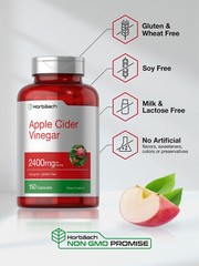 2400mg | 150 Count | Non-GMO | by Horbaach – Apple Cider Vinegar Capsules