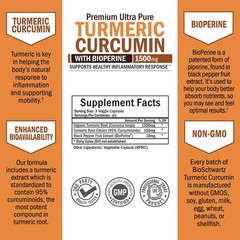 Turmeric Curcumin Joint Comfort Bone Health Cartilage Health 30/60/120 Capsules