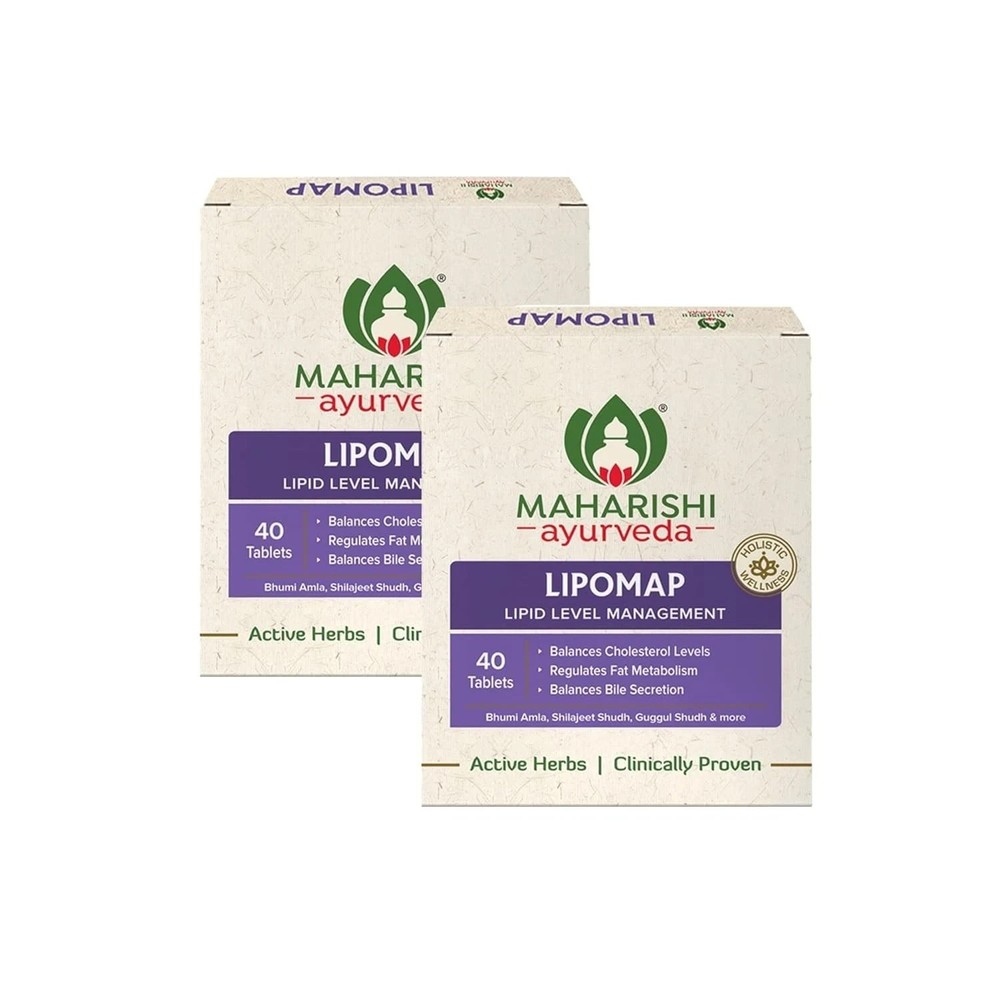 Maharishi Lipomap 2 x 40 Tablets – Supports Healthy Cholesterol Levels q015