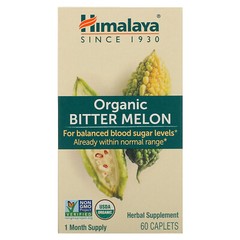 Himalaya Bitter Melon 60 Caplets Dairy-Free, Gluten-Free, GMP Quality Assured,