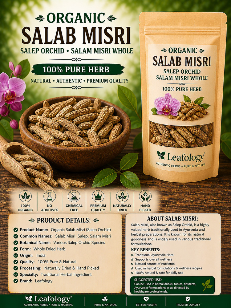 Organic Salab Misri – 100% Pure & Natural Herb