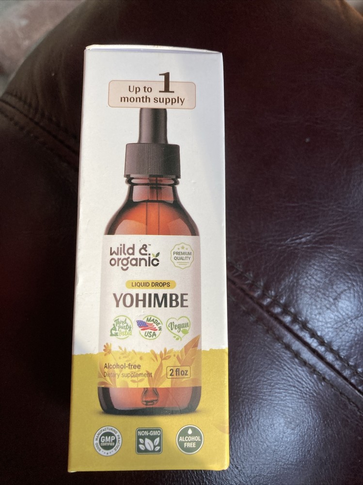 Yohimbe Bark Liquid Drops Organic 2 Oz