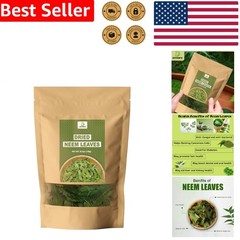 Pure Neem Leaves 0.3 oz Sri Lankan Whole Air Dried Organic Herbal Potent