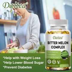 Organic Bitter Melon Complex Extract 120 Capsules – Blood Sugar Support 2500mg