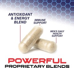 Multivitamin Men Daily Vitamin A, C, D, E, Zinc Calcium B12 60 Capsules Non-GMO