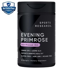 Evening Primrose Oil Softgels Cold Pressed | EPO 1300mg + GLA 120mg | 30 Count