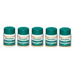 5 Bottles X Himalaya SERPINA Tablets (100 tabs) Each FREE SHIP