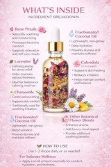 Fresh & Glow Floral Yoni Blend Oil – Rose • Lavender • Chamomile – 2oz