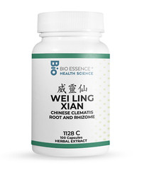 1128C Wei Ling Xian, Chinese Clematidis (Raw), 100 Capsules/bottle, 2 Bottles