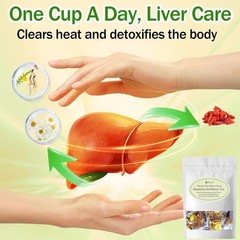 15Bags Dandelion Wolfberry Tea, Natural Kidneys & Liver Health Goji Berry Chrysa