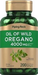 Aceite de Oregano Salvaje Potente Oil of Wild Oregano 200 Softgels Quick Release