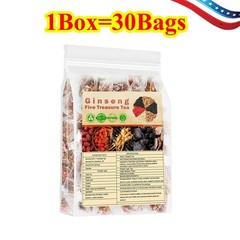 red date kidney health, Kidney tea ,liver tea , 30pcs Ginseng six treasure tea
