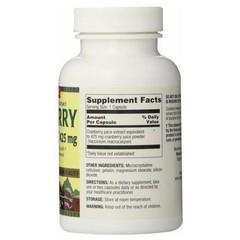 Optimum Cranberry Juice Extract Powder 425 mg Capsules, 100/Bottle, Exp. 02/2027