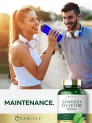Gymnema Sylvestre Leaf Extract 600mg | 200 Capsules | by Carlyle