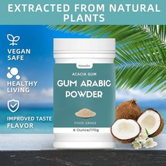 6 oz Gum Arabic Powder, 100% Pure, Gum Arabic Powder, DIY Watercolor Paints,…